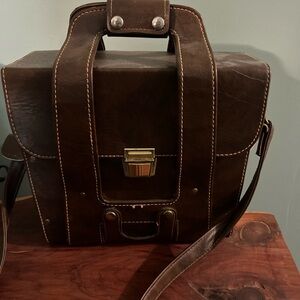 Antique Brown Leather Bag